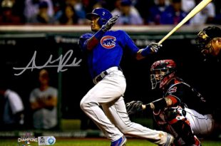 Addison Russell Chicago Cubs 2016 MLB World Series Champions Autographed Photograph