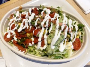 Burrito Bowl from Chilango Mexican Street Food Restaurant Chicago