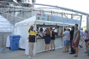 Beer Soft Drinks Booth at Chicago Blues Festival