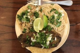 Tacos from Pueblo Nuevo Mexican Restaurant Chicago