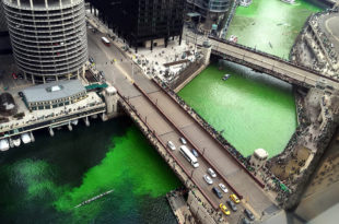 Chicago River Green St Patricks Day 2018