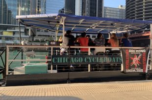 Chicago Cycleboat Tour on the Chicago Riverwalk