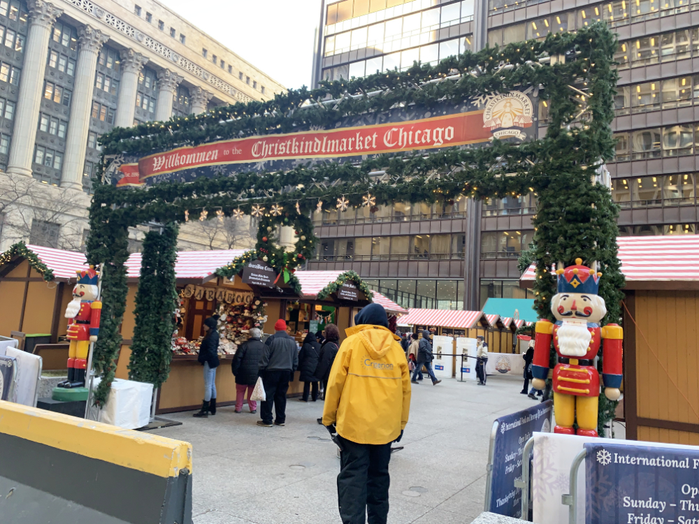 The Christkindlmarket Christmas Market in Chicago